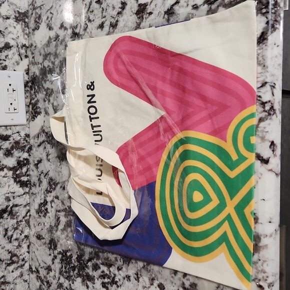 Louis Vuitton exhibition canvas tote bag - Picture 3 of 3